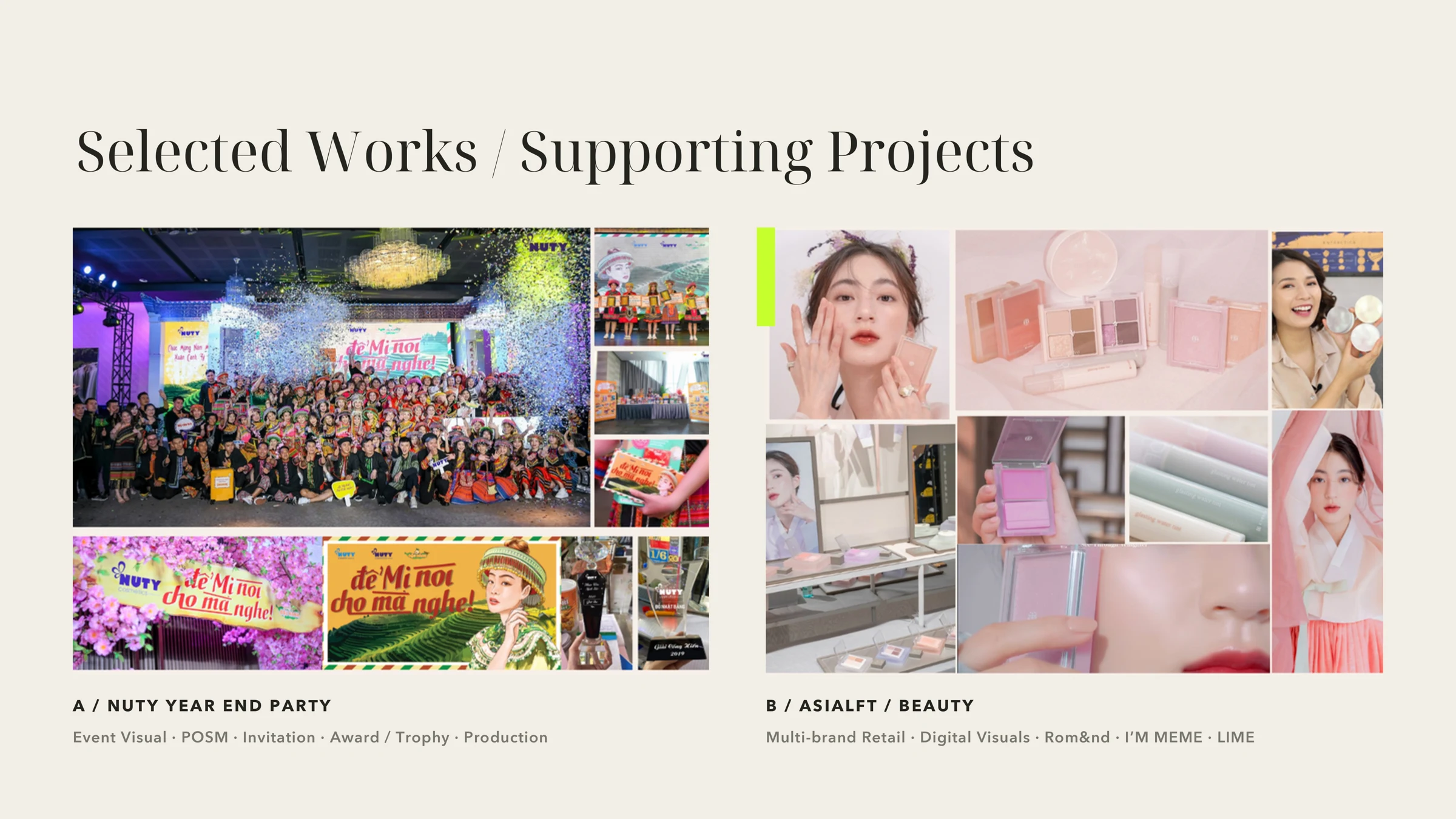 Các dự án bổ sung trong portfolio
